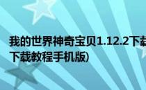 我的世界神奇宝贝1.12.2下载教程(我的世界神奇宝贝1.12.2下载教程手机版)