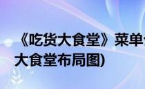 《吃货大食堂》菜单介绍——店员编成(吃货大食堂布局图)