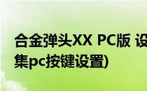 合金弹头XX PC版 设置按键方法(合金弹头合集pc按键设置)