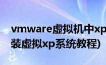 vmware虚拟机中xp系统的安装教程(如何安装虚拟xp系统教程)