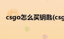 csgo怎么买钥匙(csgo怎么买钥匙最划算)