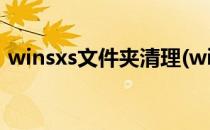 winsxs文件夹清理(winsxs文件夹清理工具)