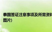 泰国签证注意事项及所需资料(泰国签证注意事项及所需资料图片)