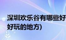 深圳欢乐谷有哪些好玩的(深圳欢乐谷有哪些好玩的地方)