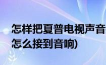 怎样把夏普电视声音接到音响(夏普电视声音怎么接到音响)