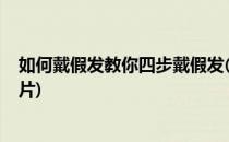 如何戴假发教你四步戴假发(如何戴假发?教你四步戴假发图片)