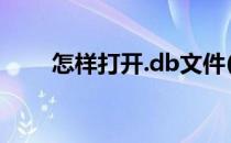 怎样打开.db文件(怎样打开db文件)