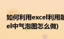 如何利用excel利用散点图来制作气泡图(excel中气泡图怎么做)