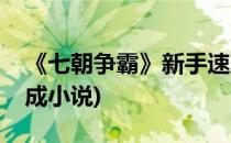 《七朝争霸》新手速成(《七朝争霸》新手速成小说)