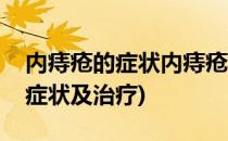 内痔疮的症状内痔疮的最佳治疗方法(内痔的症状及治疗)