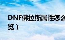 DNF佛拉斯属性怎么样（佛拉斯技能外观一览）