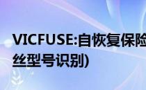 VICFUSE:自恢复保险丝选型指南(自恢复保险丝型号识别)