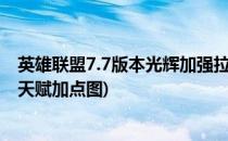 英雄联盟7.7版本光辉加强拉克丝中单天赋符文(拉克丝中单天赋加点图)