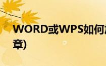 WORD或WPS如何加盖公章(wps怎么盖公章)