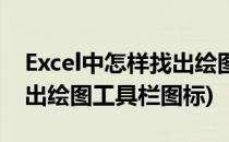 Excel中怎样找出绘图工具栏(excel中怎样找出绘图工具栏图标)