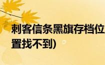 刺客信条黑旗存档位置(刺客信条黑旗存档位置找不到)