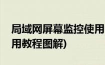 局域网屏幕监控使用教程(局域网屏幕监控使用教程图解)