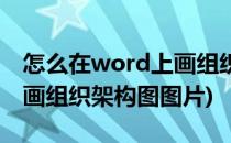 怎么在word上画组织架构图(怎么在word上画组织架构图图片)