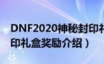 DNF2020神秘封印礼盒有哪些奖励（神秘封印礼盒奖励介绍）