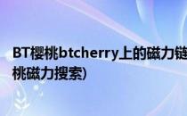 BT樱桃btcherry上的磁力链接如何转成种子储存(BT种子樱桃磁力搜索)