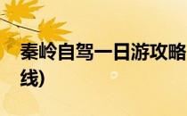 秦岭自驾一日游攻略(秦岭自驾一日游攻略路线)