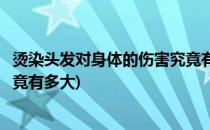 烫染头发对身体的伤害究竟有多大(烫染头发对身体的伤害究竟有多大)