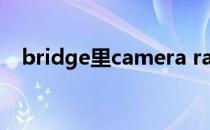 bridge里camera raw打开报错轻松解决