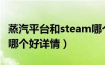 蒸汽平台和steam哪个好（蒸汽平台和steam哪个好详情）