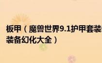 板甲（魔兽世界9.1护甲套装幻化外观 wow9.1pve团本套装装备幻化大全）