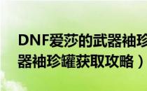 DNF爱莎的武器袖珍罐怎么获得（爱莎的武器袖珍罐获取攻略）