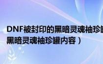 DNF被封印的黑暗灵魂袖珍罐可以开出什么（DNF被封印的黑暗灵魂袖珍罐内容）