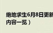 绝地求生6月8日更新了什么（18.1版本更新内容一览）