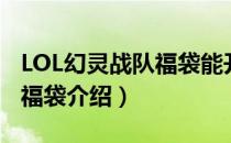 LOL幻灵战队福袋能开出什么（LOL幻灵战队福袋介绍）