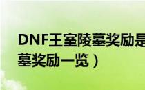 DNF王室陵墓奖励是什么（国庆副本王室陵墓奖励一览）