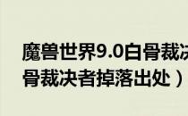 魔兽世界9.0白骨裁决者哪里出（wow9.0白骨裁决者掉落出处）