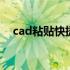 cad粘贴快捷键命令 cad复制快捷键命令