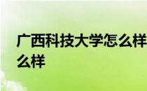 广西科技大学怎么样好不好 广西科技大学怎么样