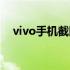 vivo手机截图简单方法（vivo手机截图）