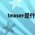 teaser是什么意思啊 teaser是什么意思