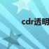 cdr透明度教程 cdr透明度快捷键