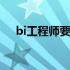 bi工程师要学什么 BI工程师是做什么的