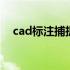 cad标注捕捉不到点 cad光标捕捉不到点