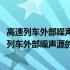 高速列车外部噪声源的定量测量方法与可视化研究(关于高速列车外部噪声源的定量测量方法与可视化研究简述)