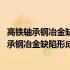 高铁轴承钢冶金缺陷形成机理及其控制原理研究(关于高铁轴承钢冶金缺陷形成机理及其控制原理研究简述)