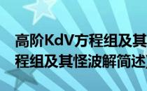 高阶KdV方程组及其怪波解(关于高阶KdV方程组及其怪波解简述)