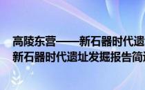 高陵东营——新石器时代遗址发掘报告(关于高陵东营——新石器时代遗址发掘报告简述)