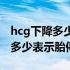 hcg下降多少表示胎停要怎么处理（hcg下降多少表示胎停）