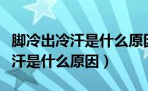 脚冷出冷汗是什么原因怎么调理（脚总是出冷汗是什么原因）