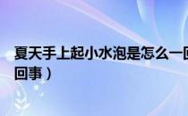 夏天手上起小水泡是怎么一回事（夏天手上起小水泡是怎么回事）