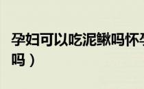 孕妇可以吃泥鳅吗怀孕初期（孕妇可以吃泥鳅吗）